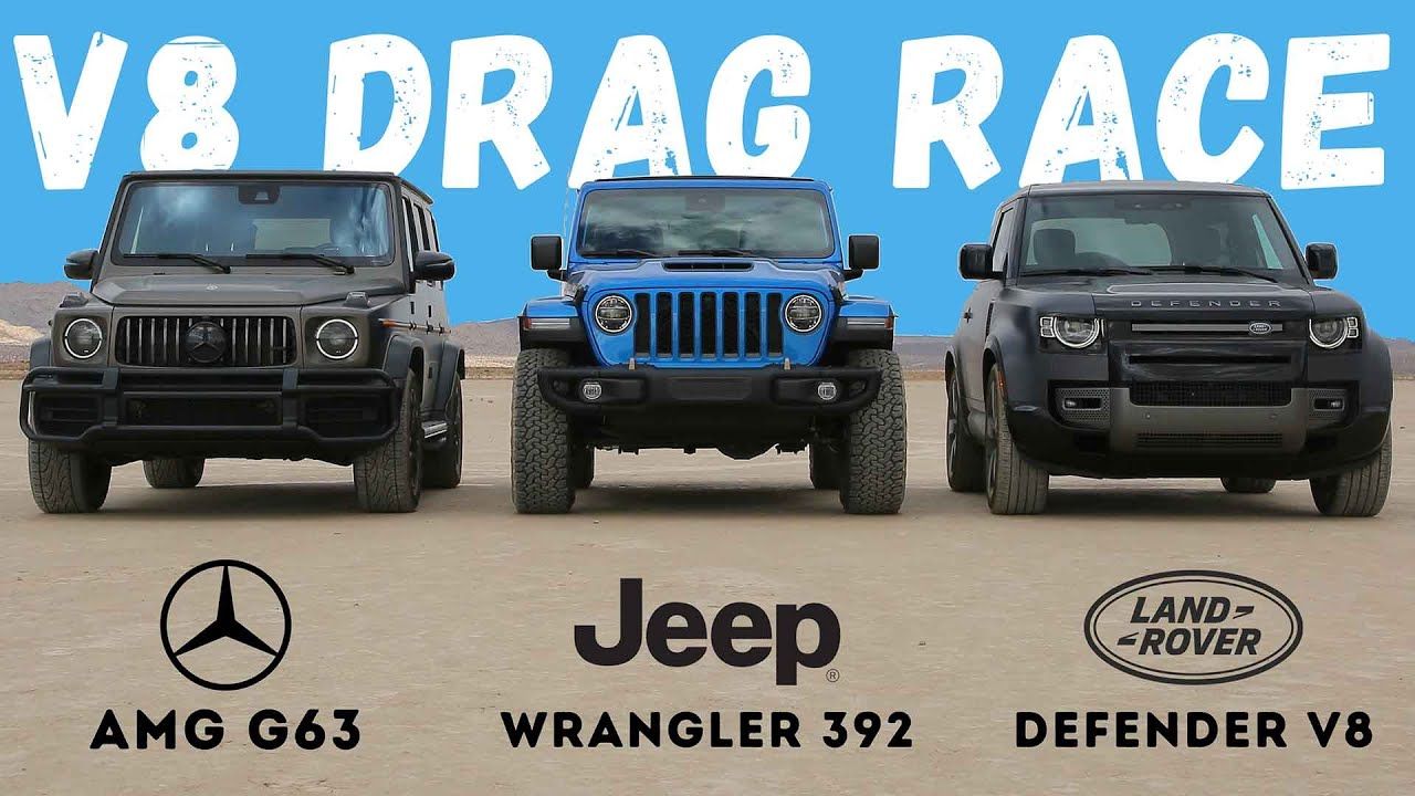 Tonka Toys Go To War On The Dirt: The Wrangler 392 Takes On The G-63 AMG  And The Defender 90 V-8