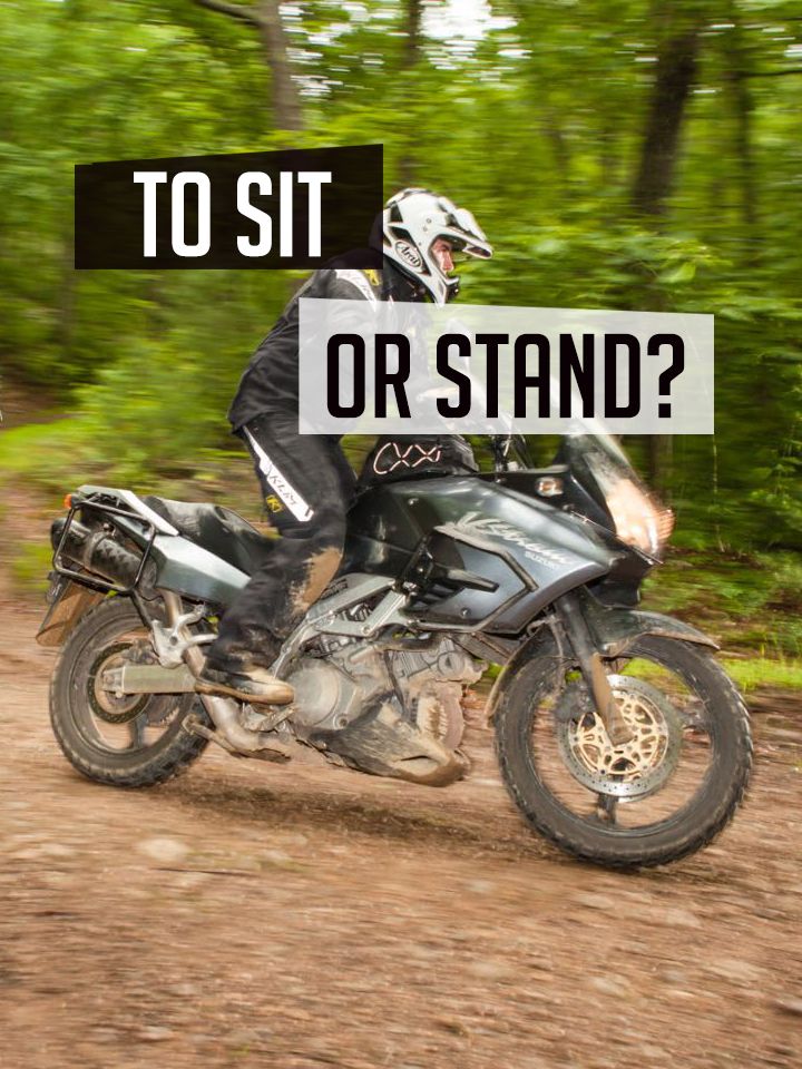 Should I Stand Or Sit When Riding OffRoad?