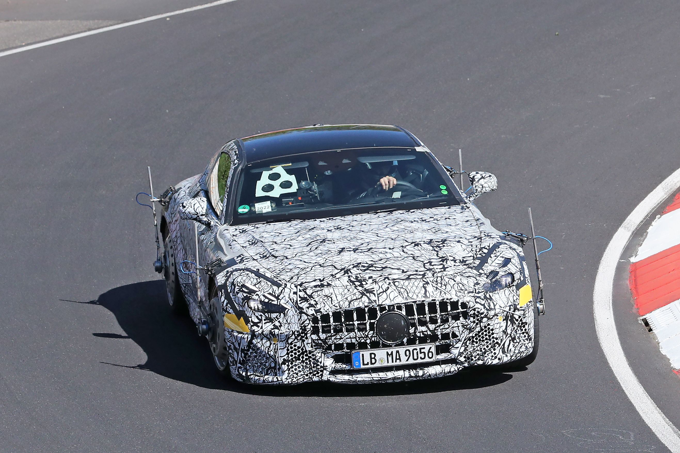 Spy Shots An Early Look at the 2024 MercedesAMG GT EPerformance PHEV