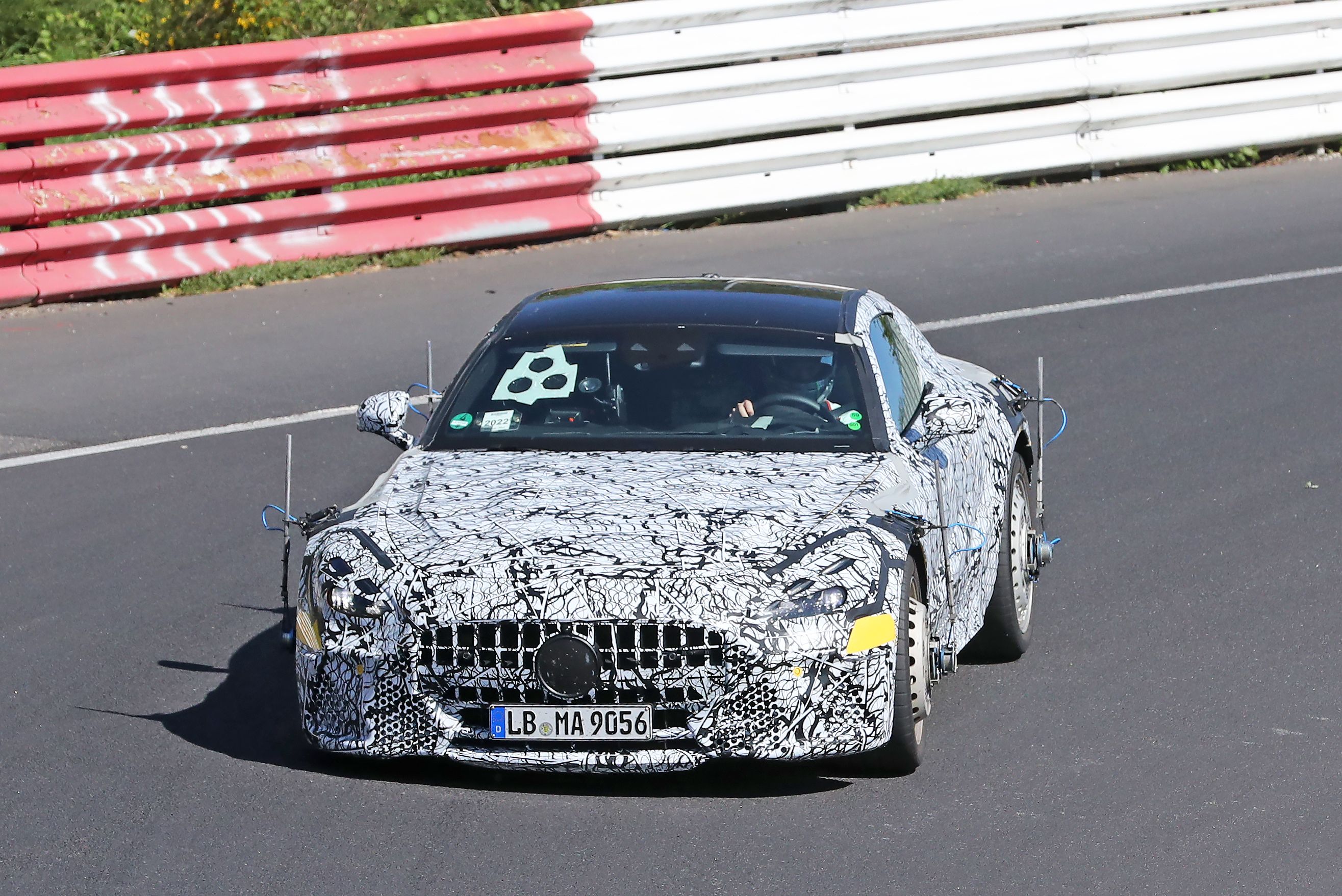 Spy Shots An Early Look at the 2024 MercedesAMG GT EPerformance PHEV
