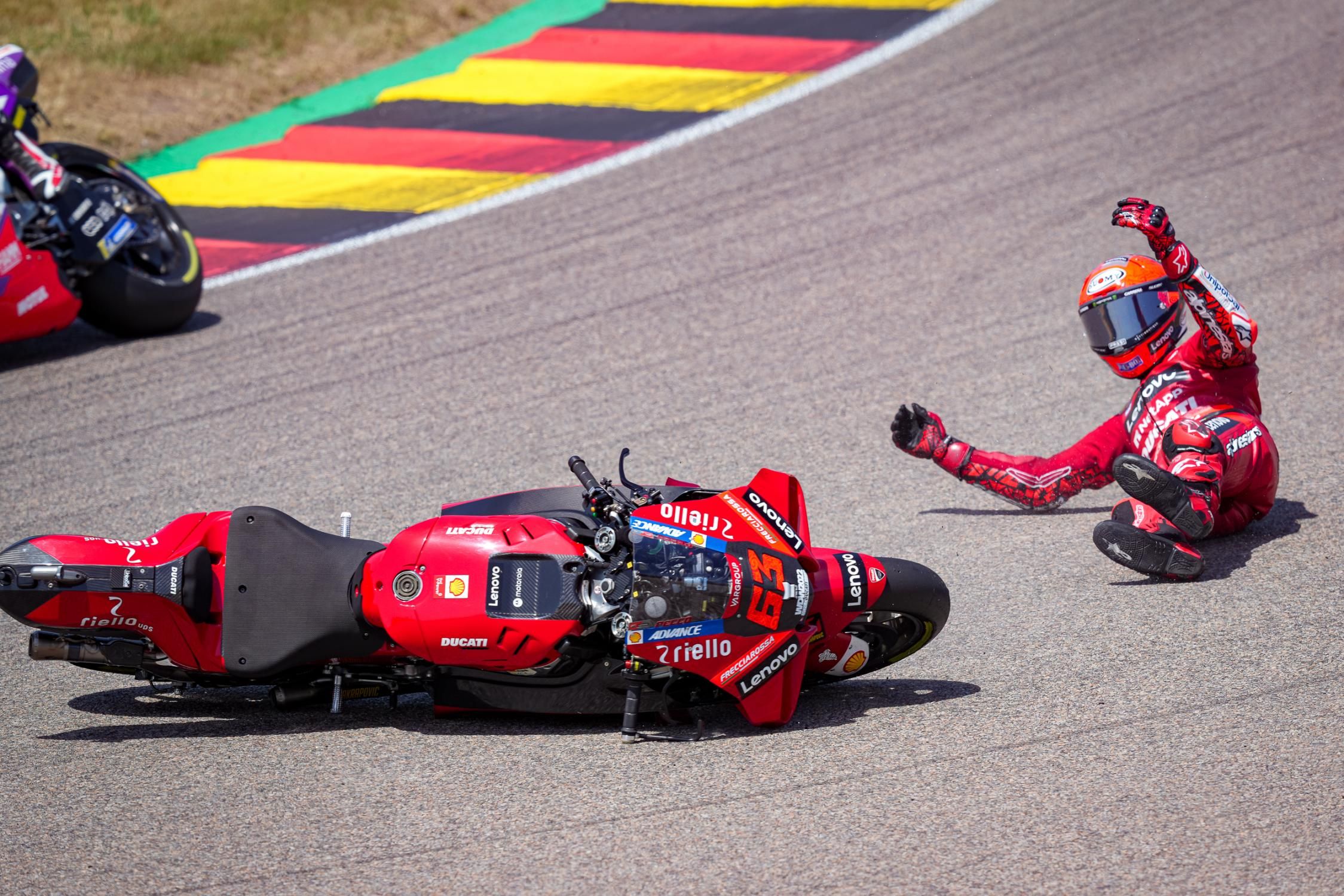 Pecco bagnaia incidente