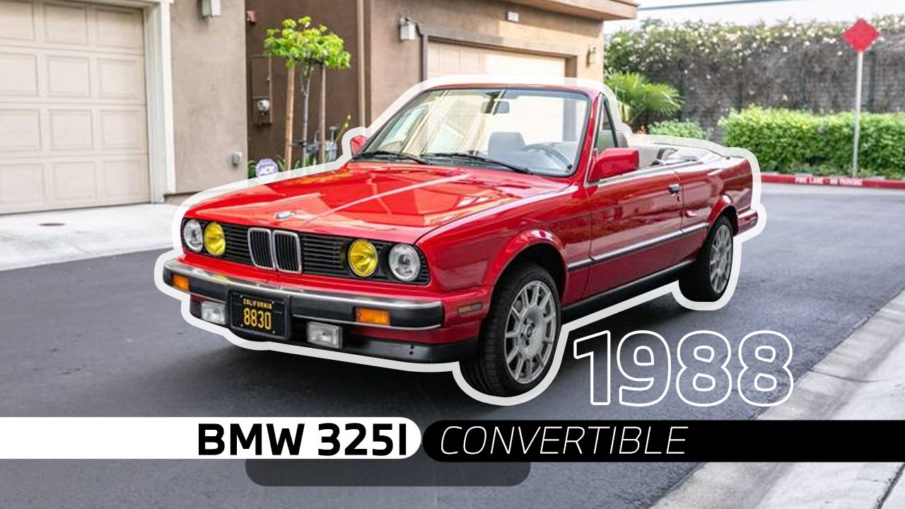 This 1988 Bmw 325I Convertible Has Collectible Classic Written All Over It