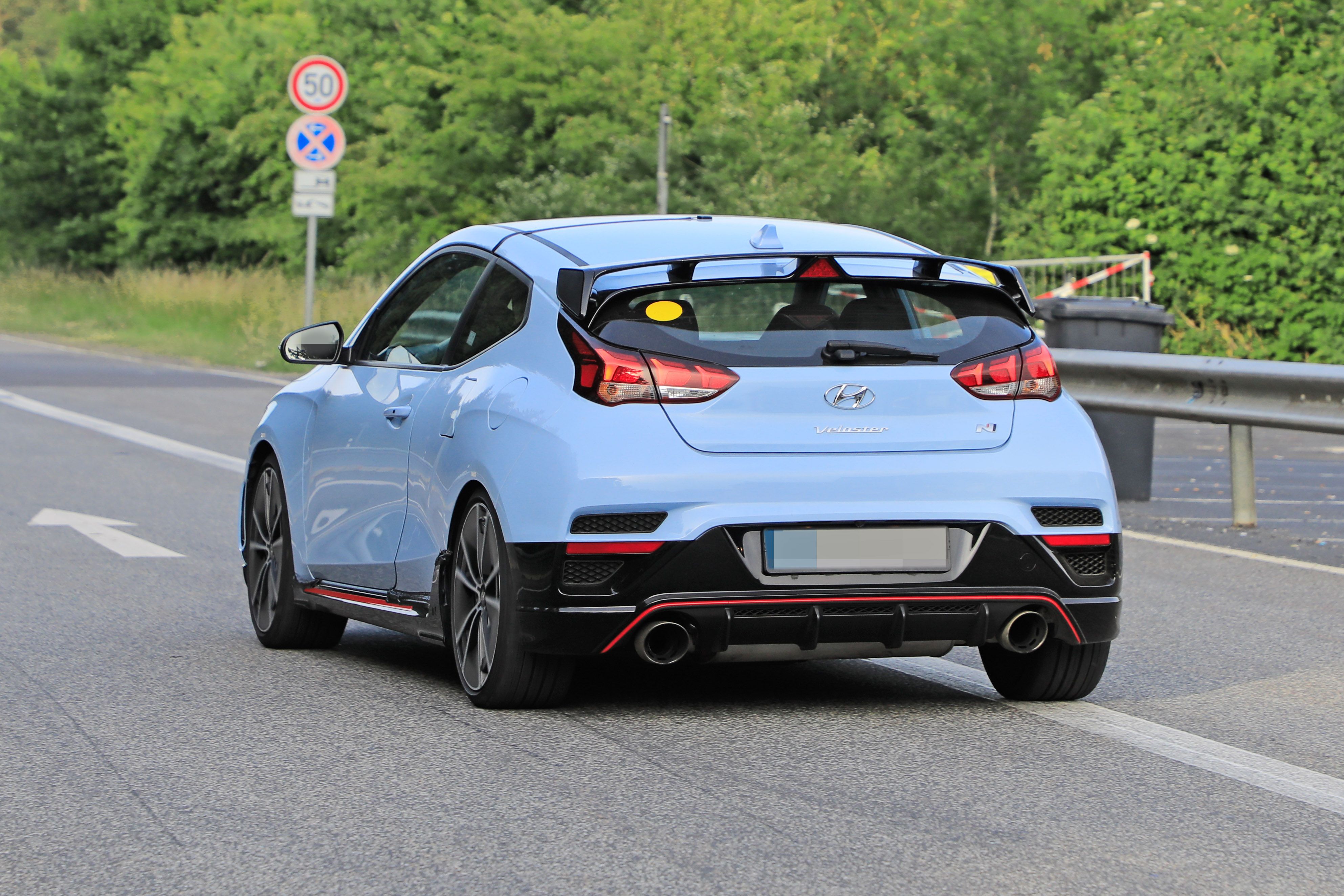 Spy Shots An Early Look at the 2023 Hyundai Veloster N Hybrid