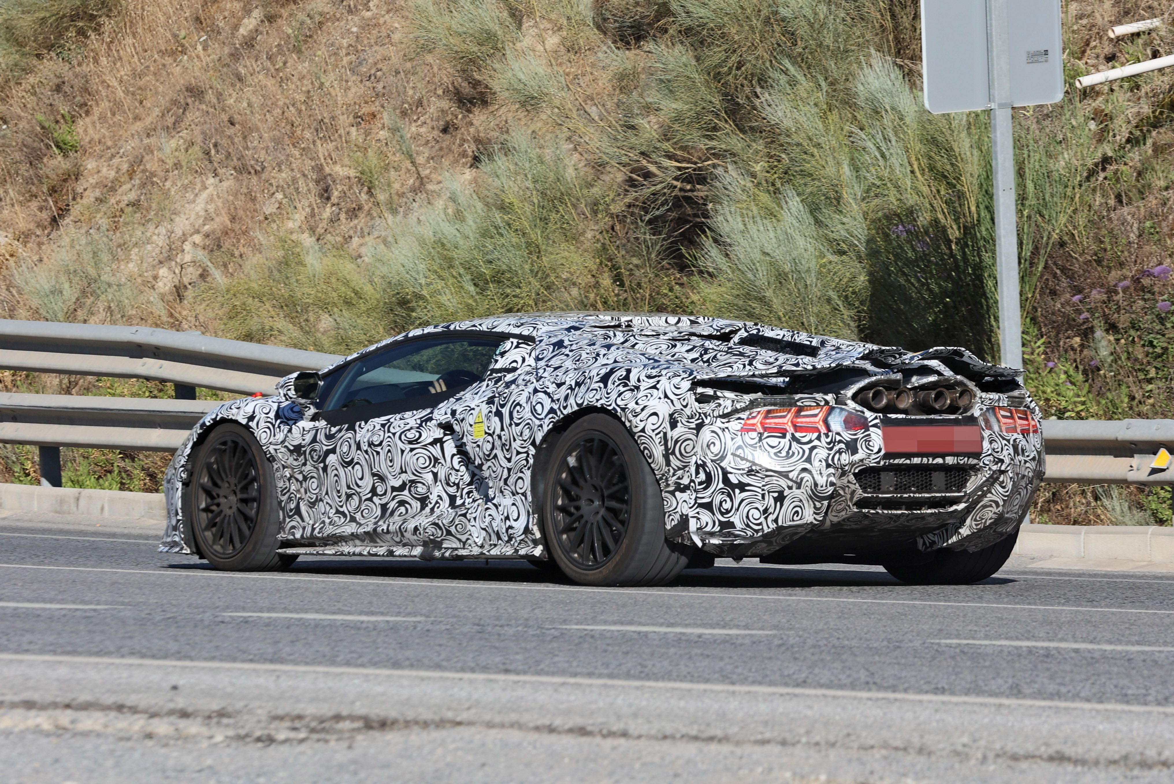 Spy Shots: An Early Look at the Lamborghini Aventador's Successor