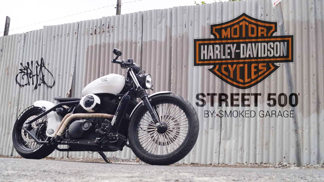 Street 500 store custom exhaust