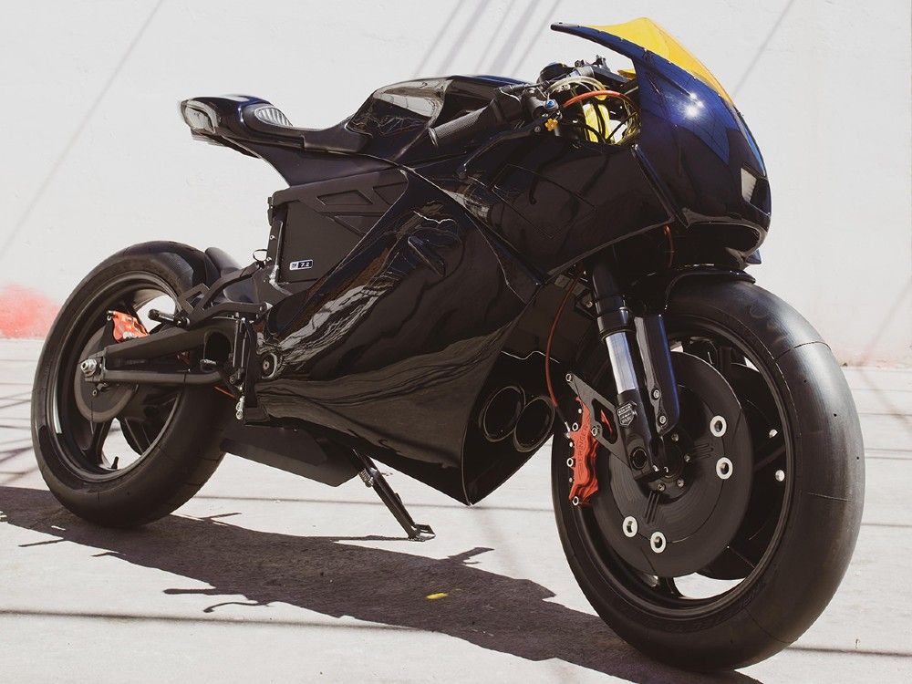 This Custom Electric Sportbike Inspired By The SR-71 Blackbird Is Just ...