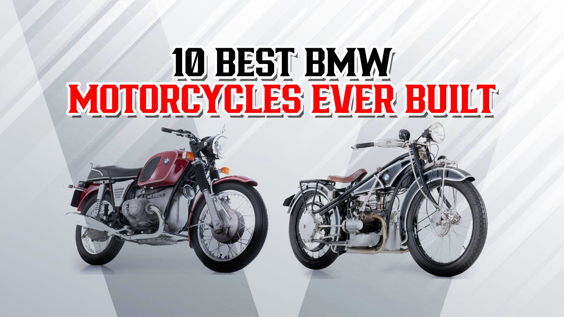 10 Best BMW Motorcycles Ever Built
