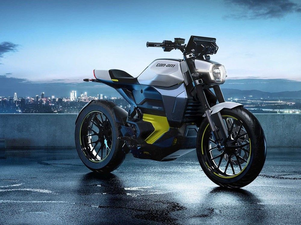 Here’s Your First Look At The Can-Am Pulse And Origin Electric Motorcycles