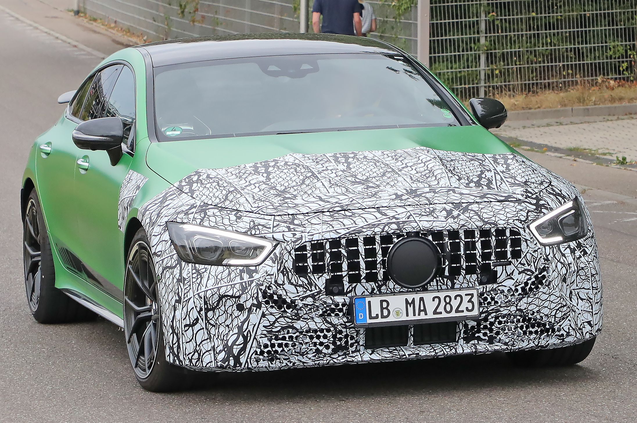 Spy Shots An Early Look at the 2025 MercedesAMG GT 4Door