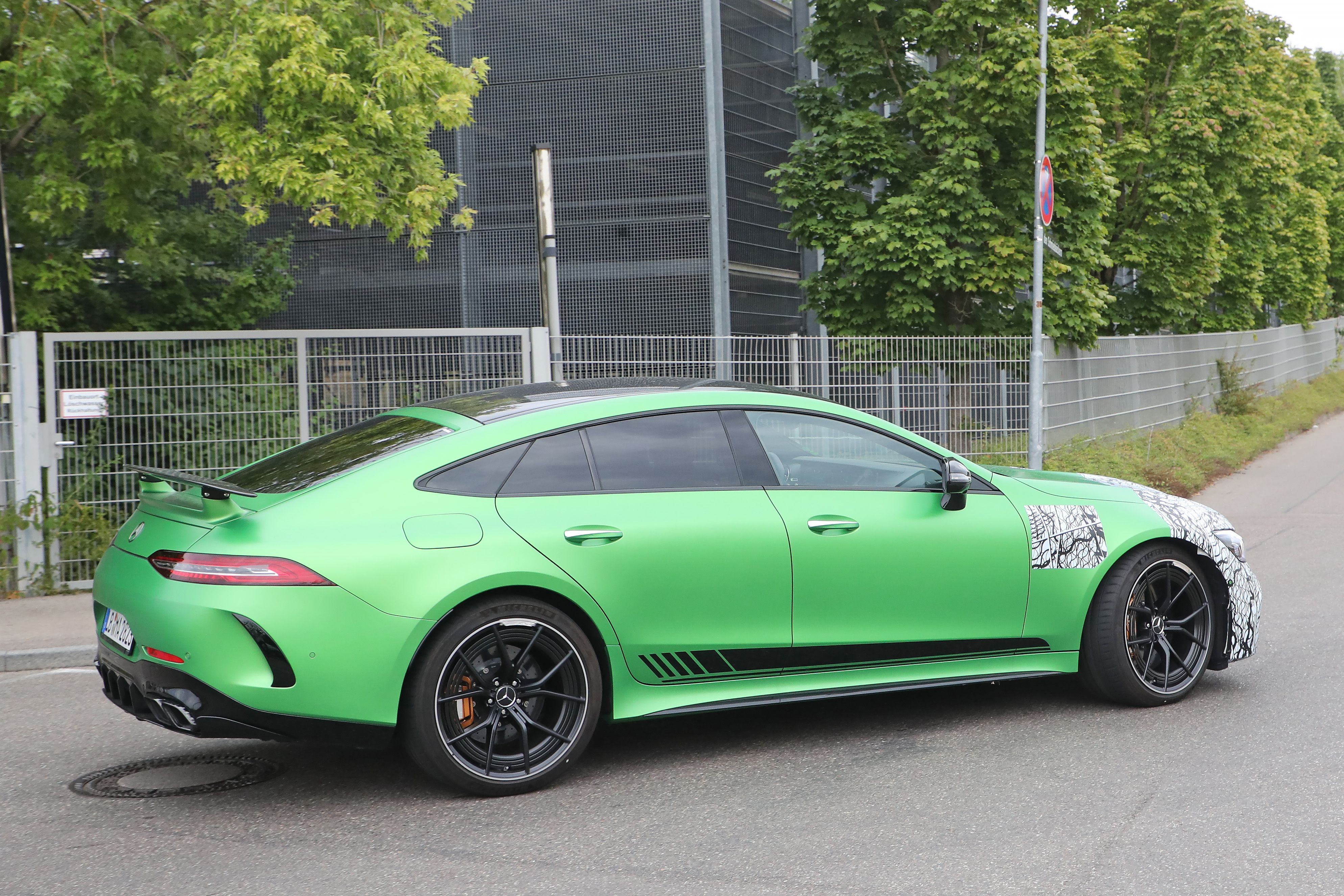 Spy Shots An Early Look at the 2024 MercedesAMG GT 4Door