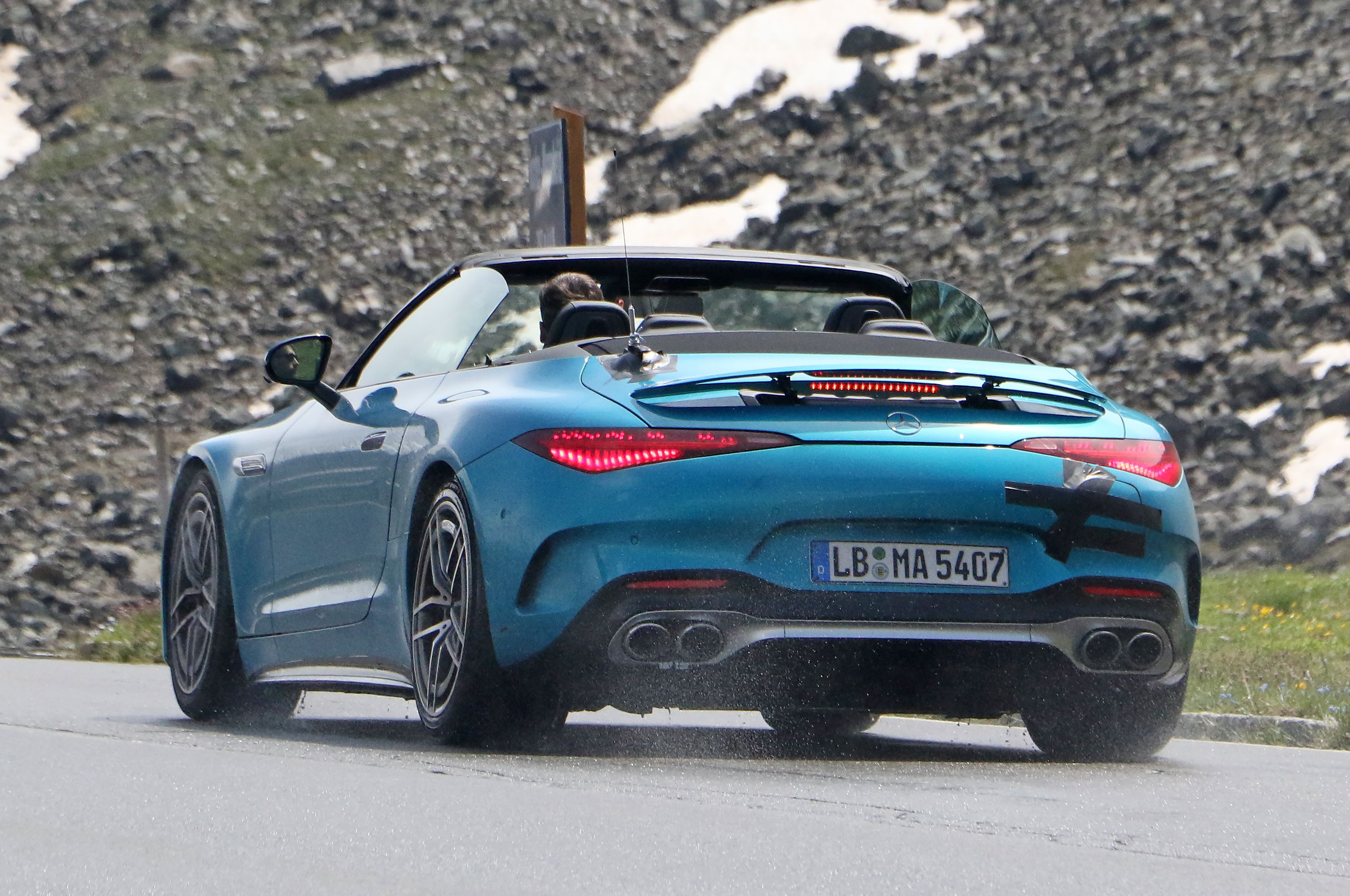 Spy Shots An Early Look At The 2024 Mercedes AMG SL53 PHEV