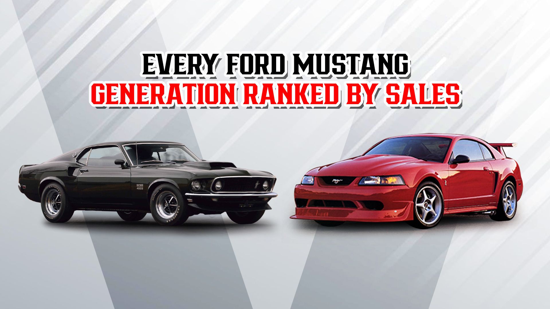 Ford mustang all generations