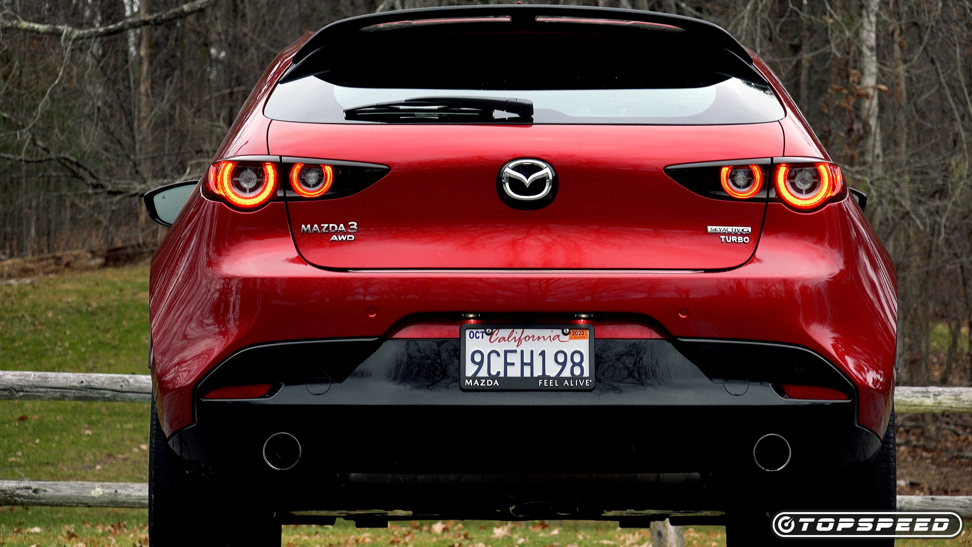 Mazda Hatchback Rear 2023 Mazda3 Hatchback Review: An Entertaining Drive With Plenty Of Chutzpah
