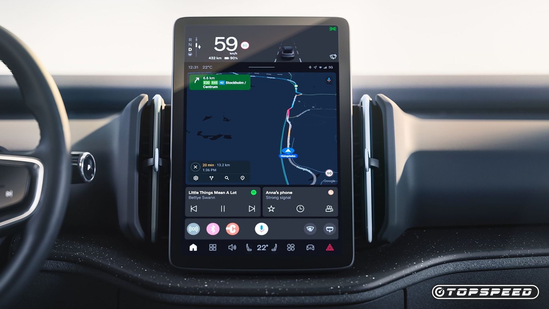 2025 Volvo EX30 Google Maps