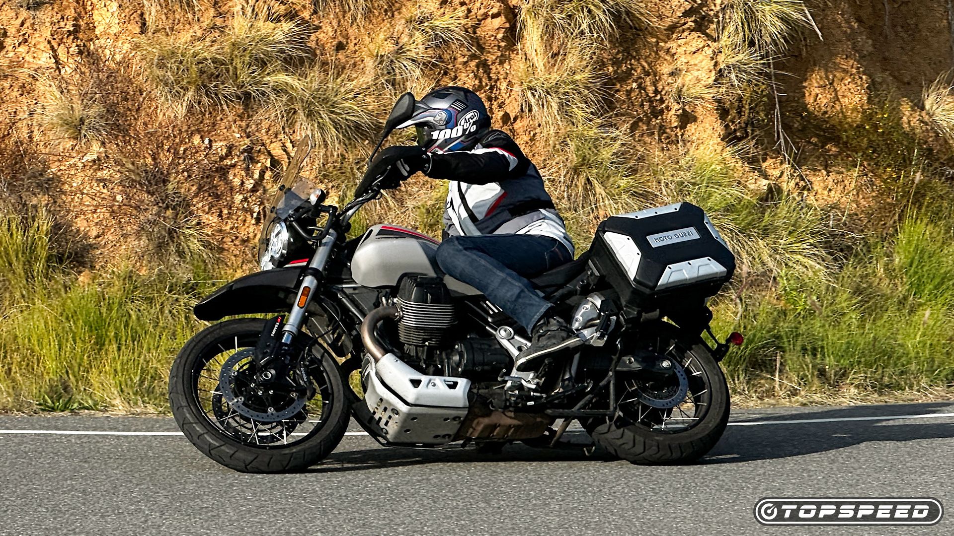 2023 Moto Guzzi V85 TT Travel edition and rider