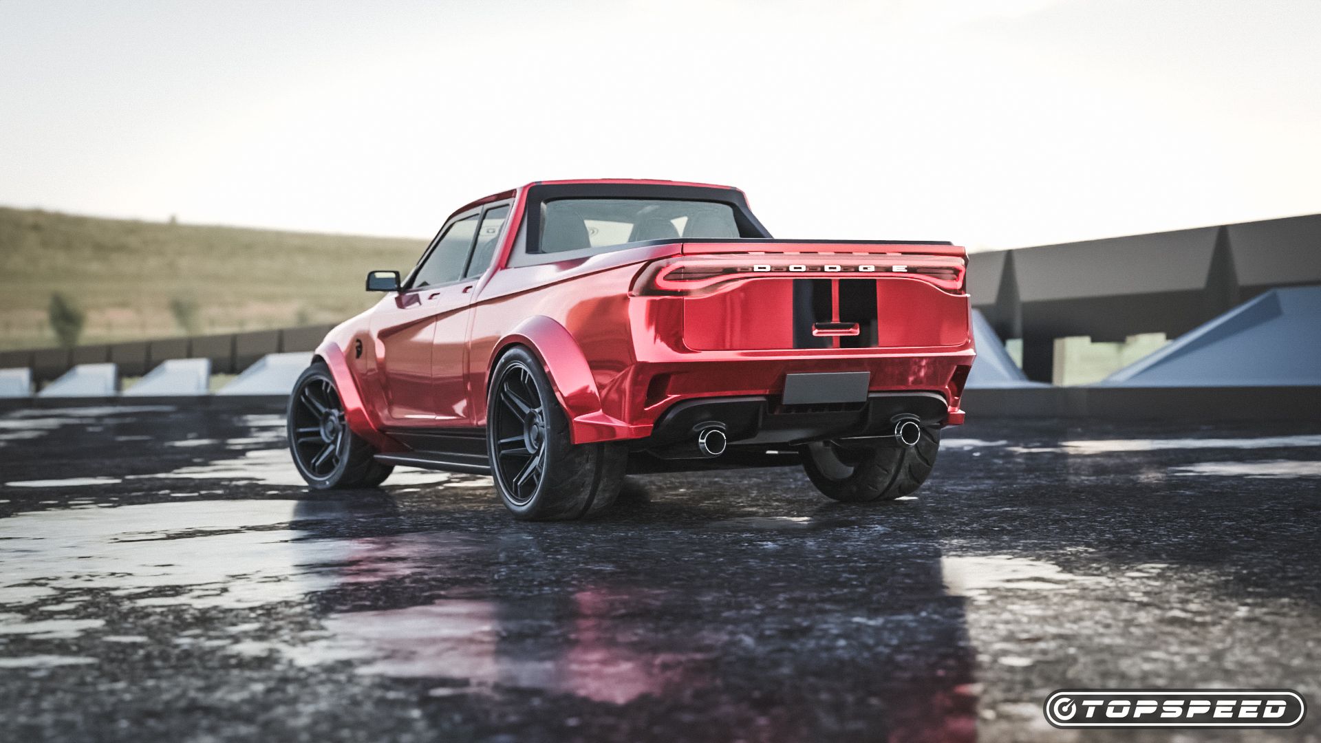 Red Ram Dakota Hellcat Render