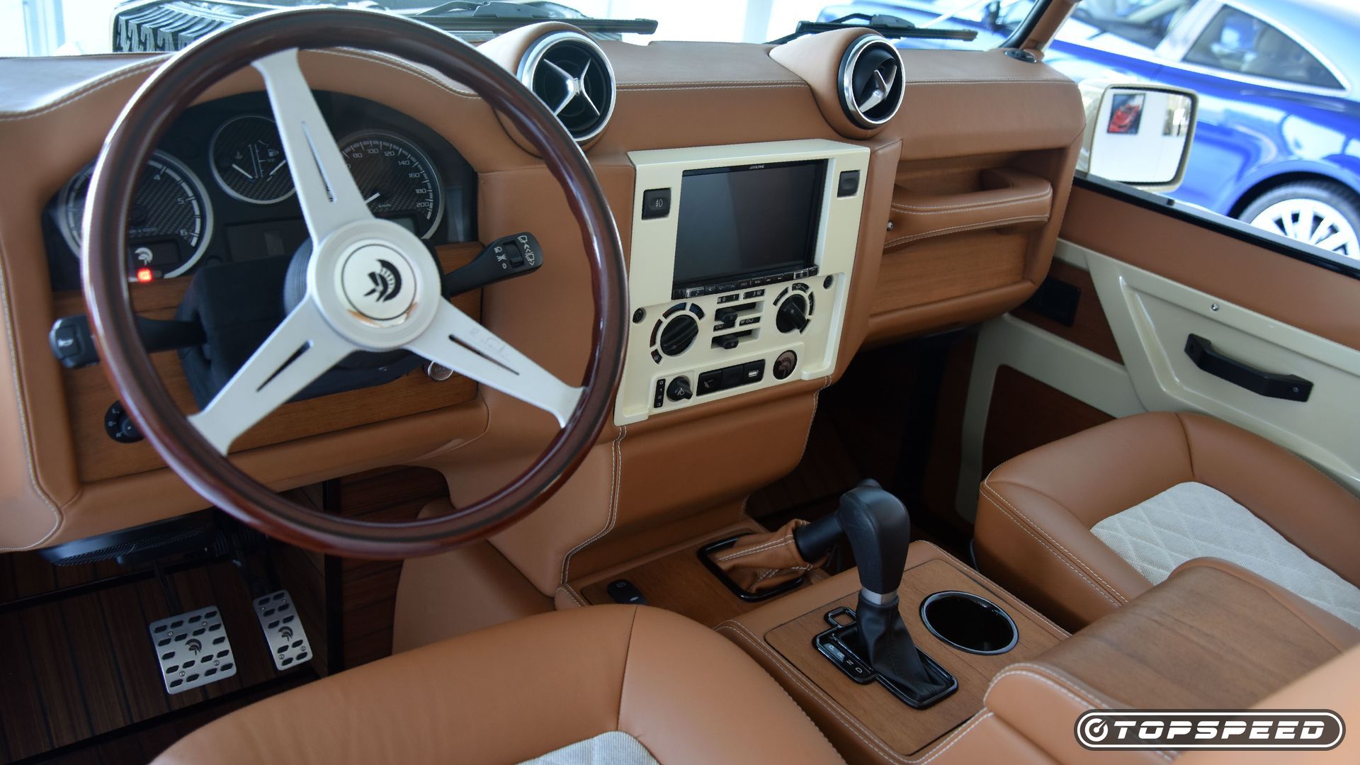 ARES Defender softtop interior