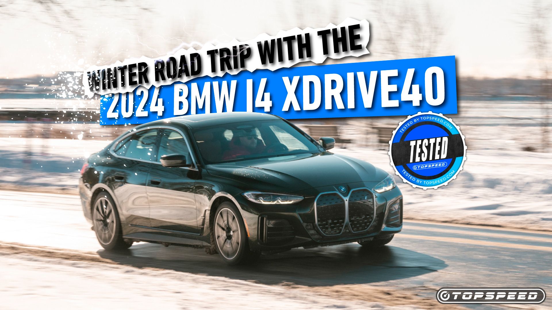 2024 BMW i4 xDrive40 Driving Front