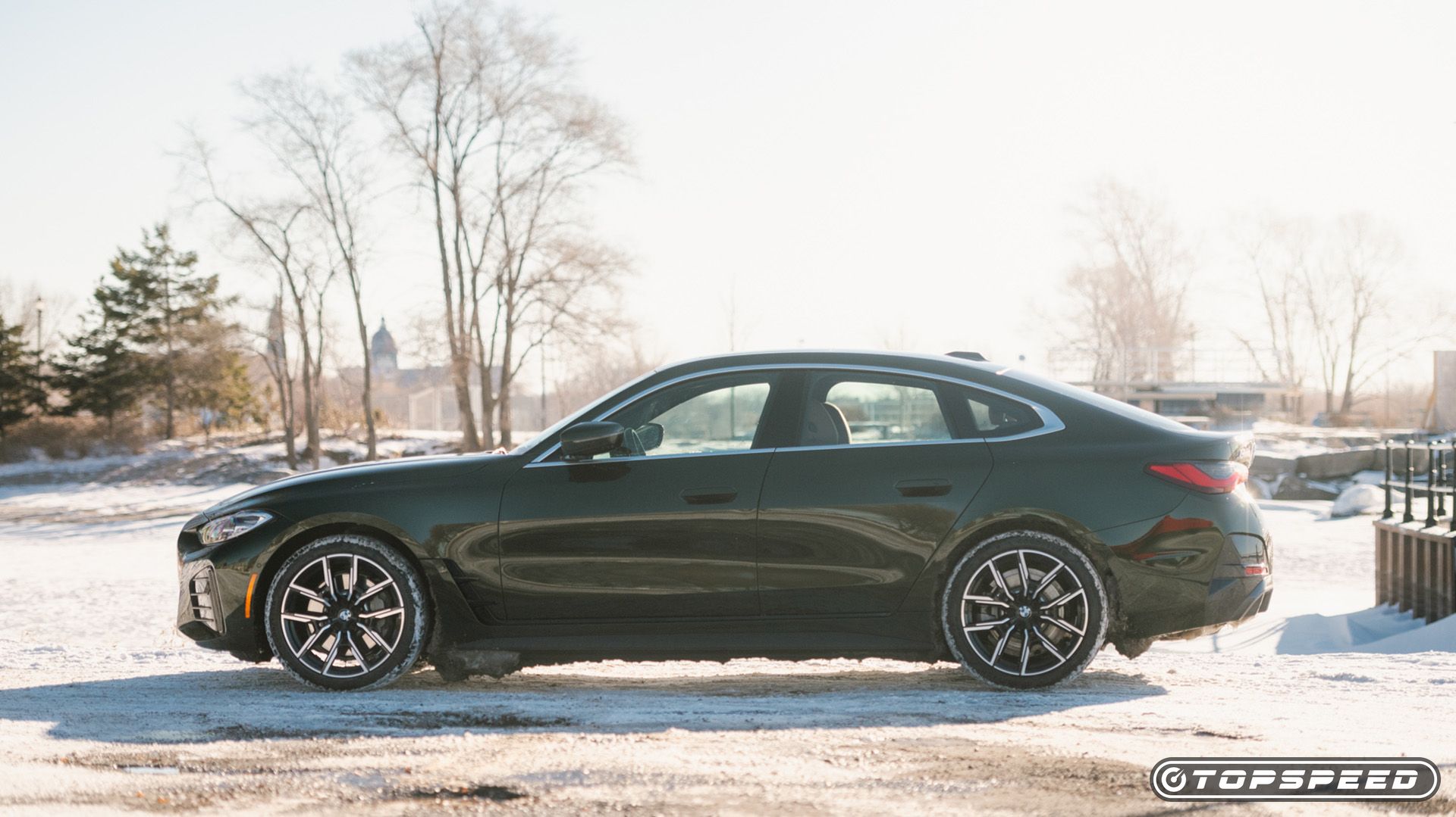 2024 BMW i4 xDrive40 Side Profile Shot
