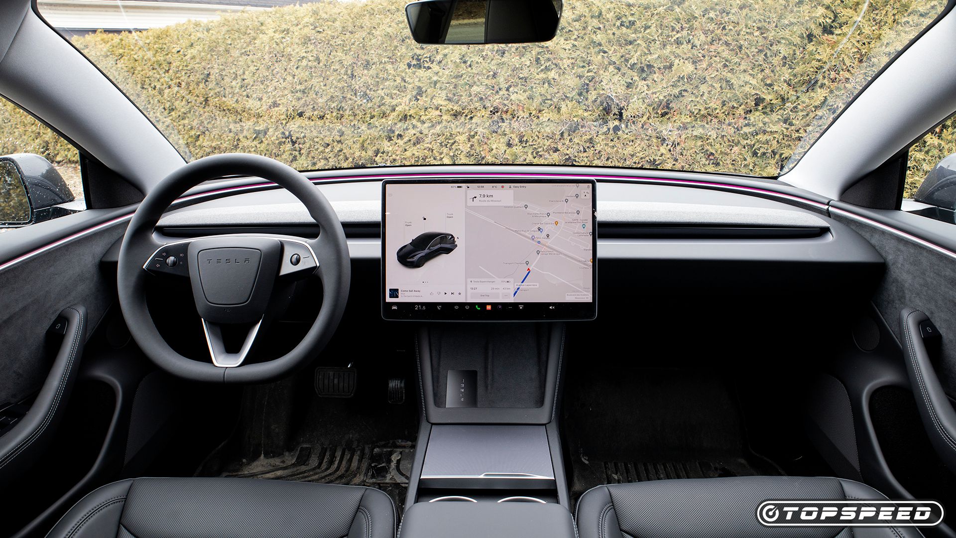 2024 Tesla Model 3 Full Dashboard
