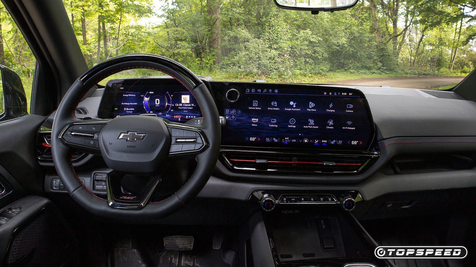 Painel do Chevrolet Silverado EV 2024TopSpeed-1