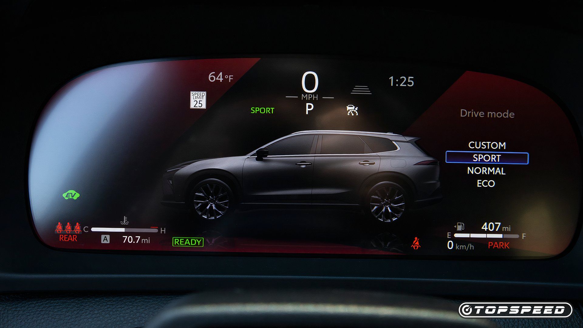 2025 Toyota Crown Signia Instrument Cluster 1 TopSpeed