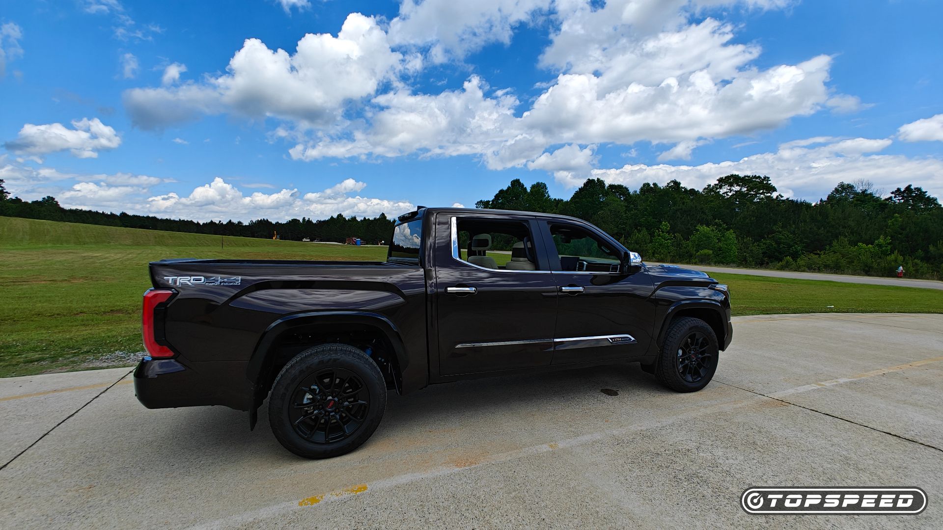 Smoked Mesquite 2024 Toyota Tundra side profile