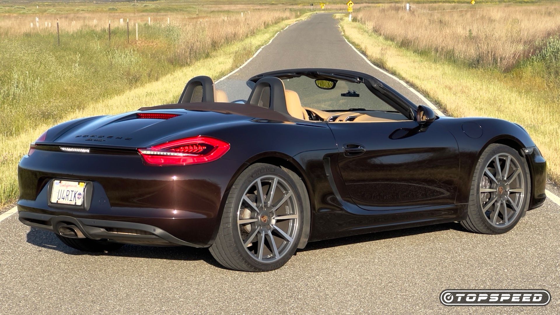 Porsche Boxster 2013 Traseira 3/4