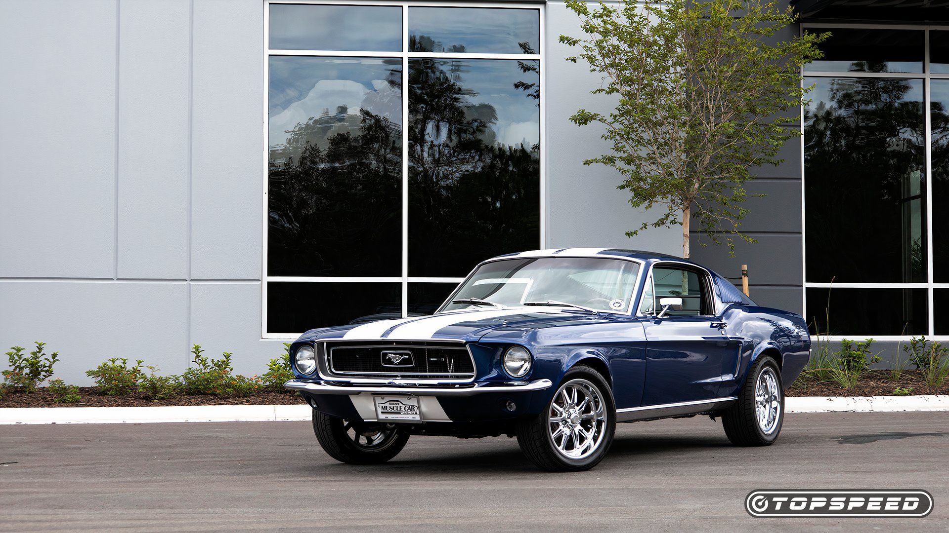 ECD Ford Mustang Frente Três Quartos Velocidade Máxima