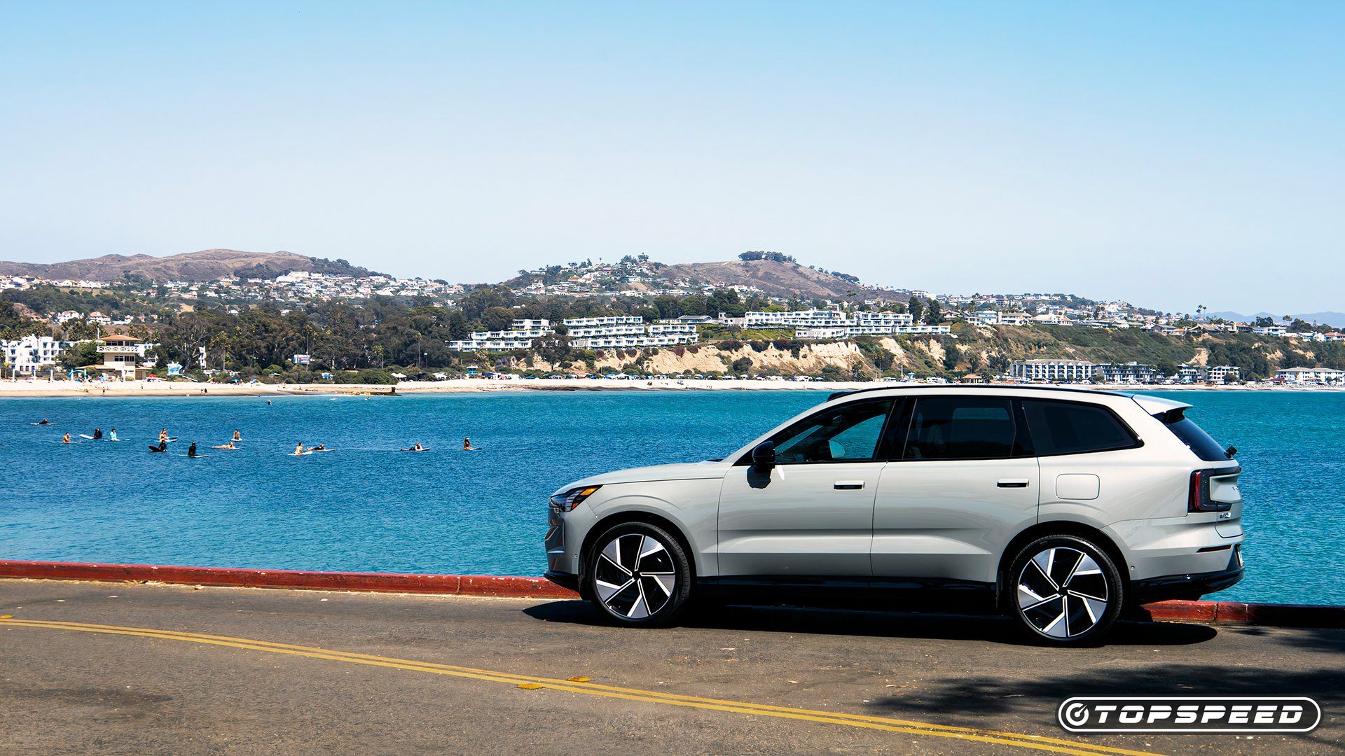 2025 Volvo EX90 Parked Side Rear TopSpeed