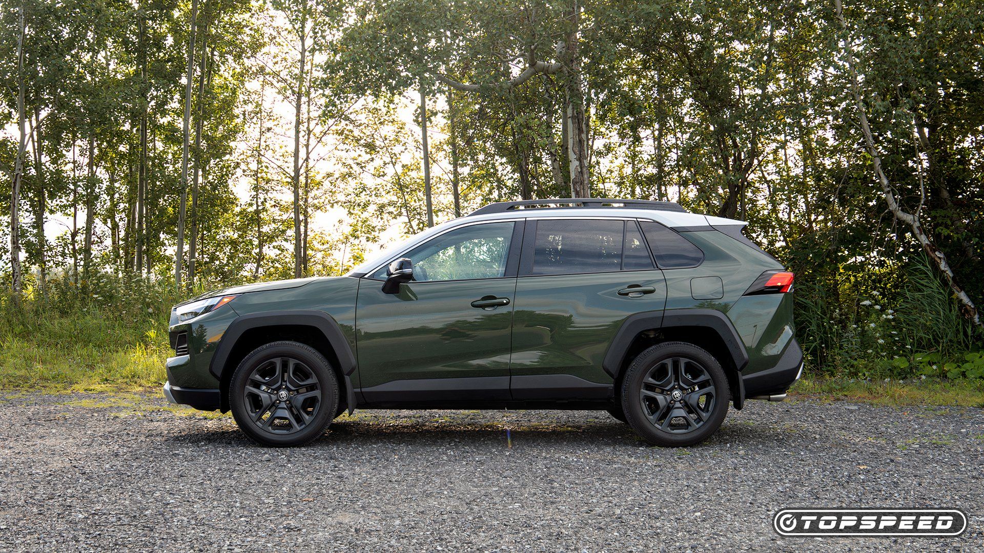 Perfil lateral do Toyota RAV4 Trail 2024 Velocidade máxima