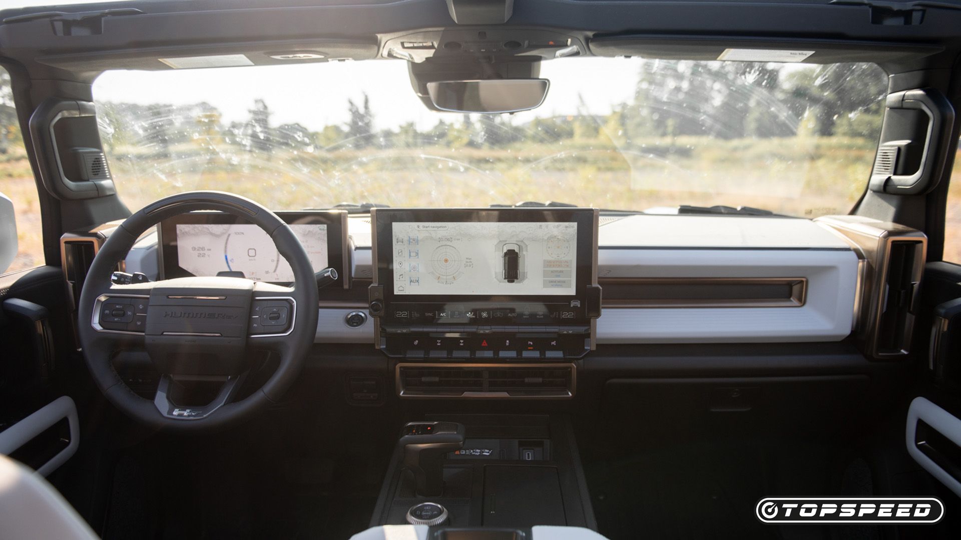 2024 GMC Hummer EV SUV Full Dashboard TopSpeed