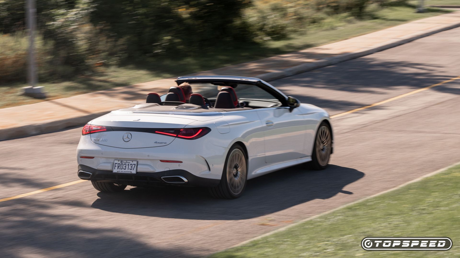 2024 Mercedes-Benz CLE300 Driving Rear TopSpeed