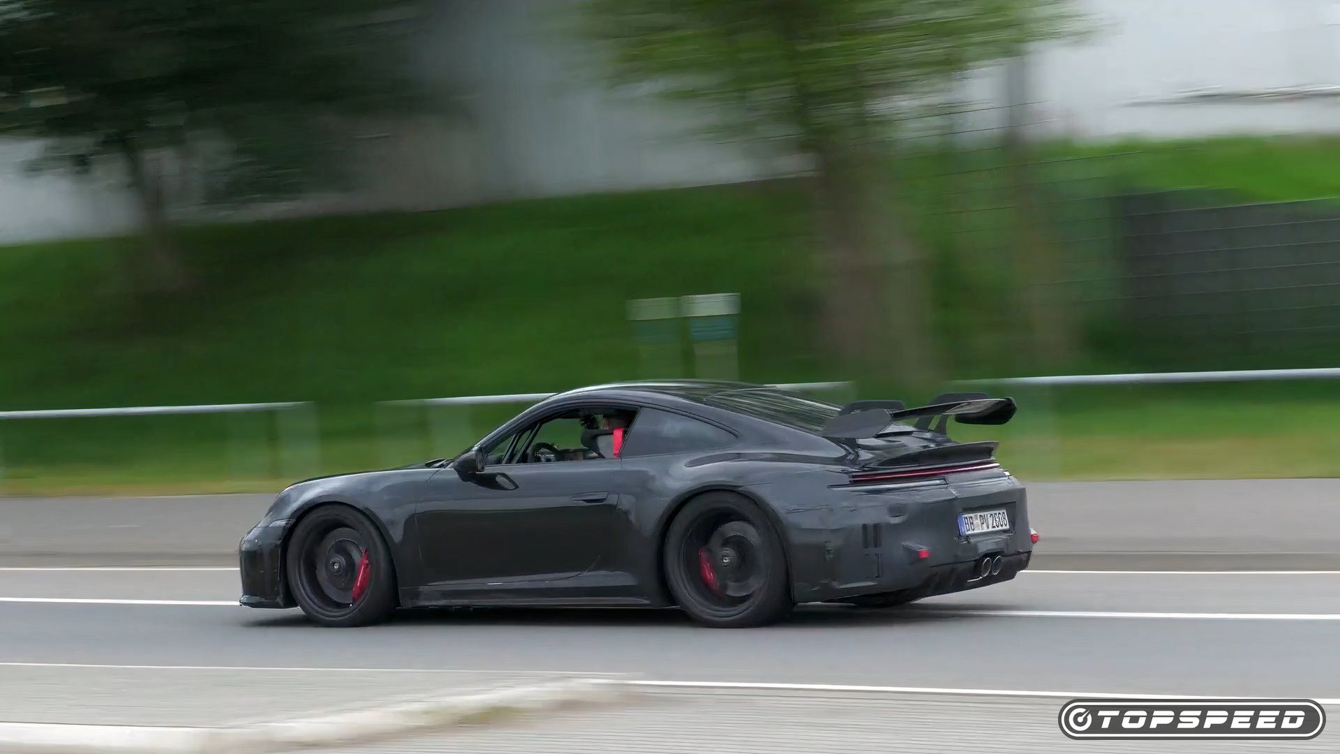 2025 Porsche 911 GT3 Facelift 992.2 Testing At The Nürburgring