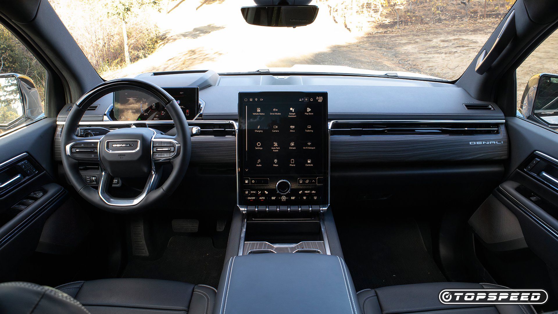 2025 GMC Sierra EV Full Dashboard TopSpeed