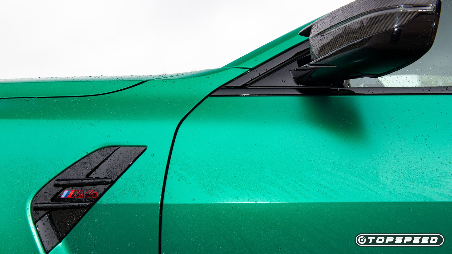 2025 BMW M4 CS door, side mirror, and logo amee reehal