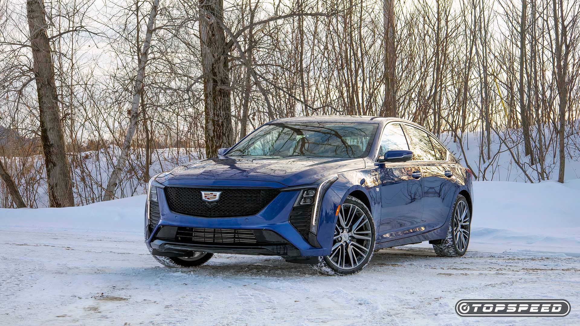 2025 Cadillac CT5 Front Three Quarter TopSpeed