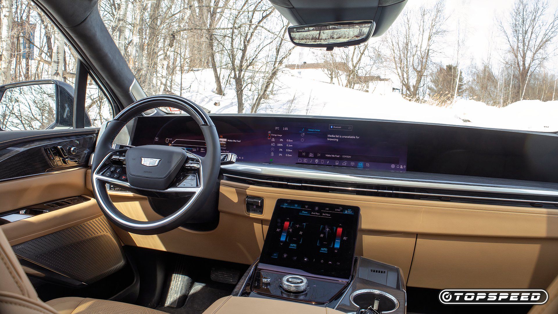 2025 Cadillac Escalade IQ Full Dashboard TopSpeed