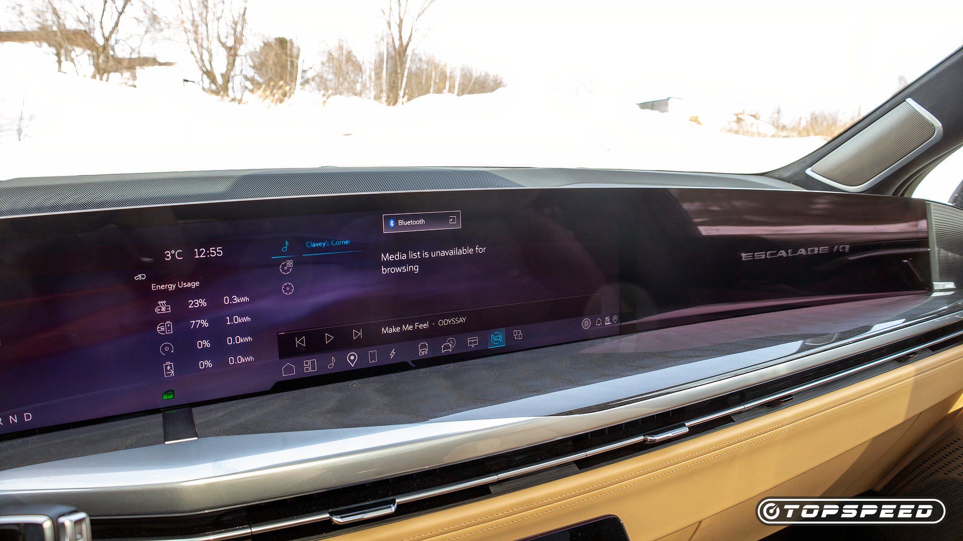 2025 Cadillac Escalade IQ Main Screen TopSpeed