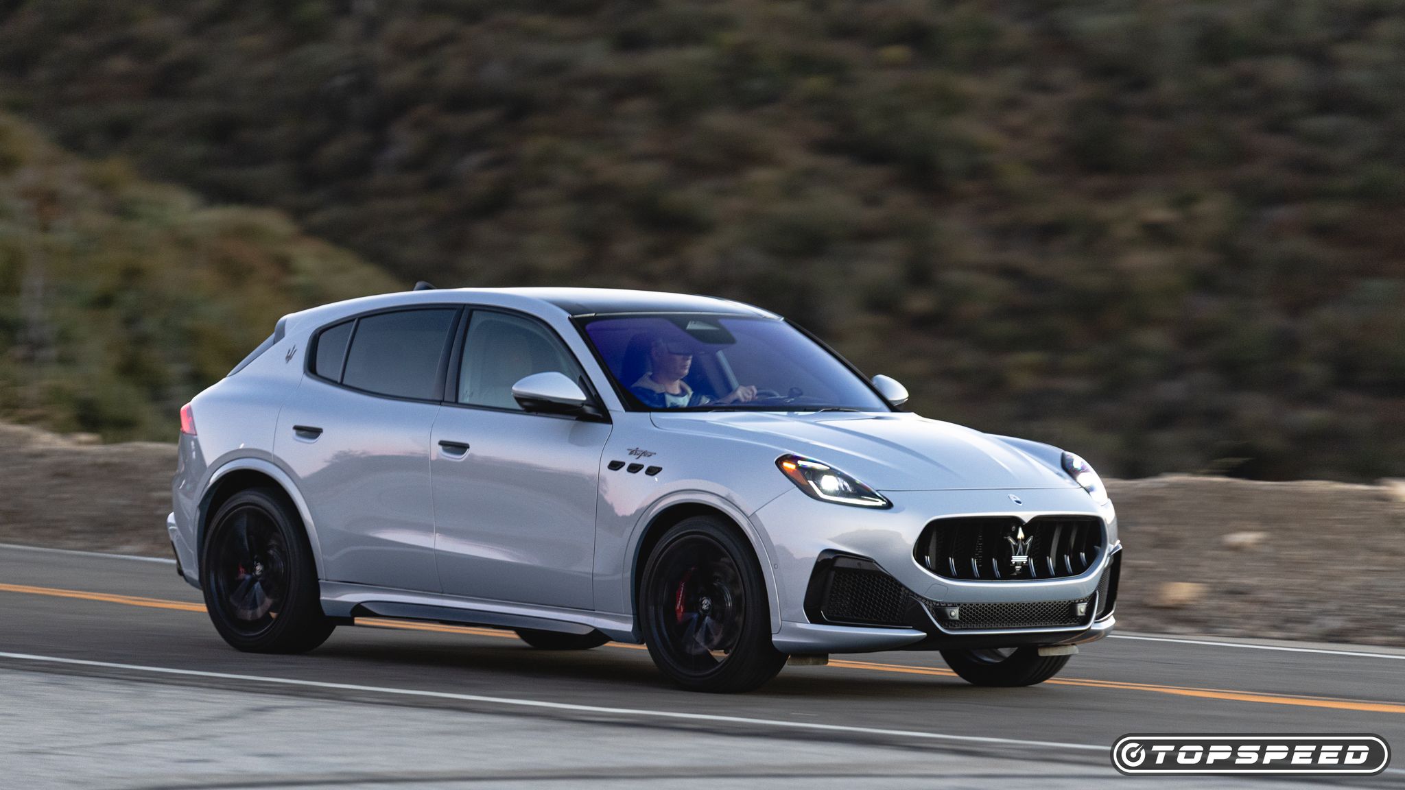 2025 Maserati Grecale Trofeo in motion