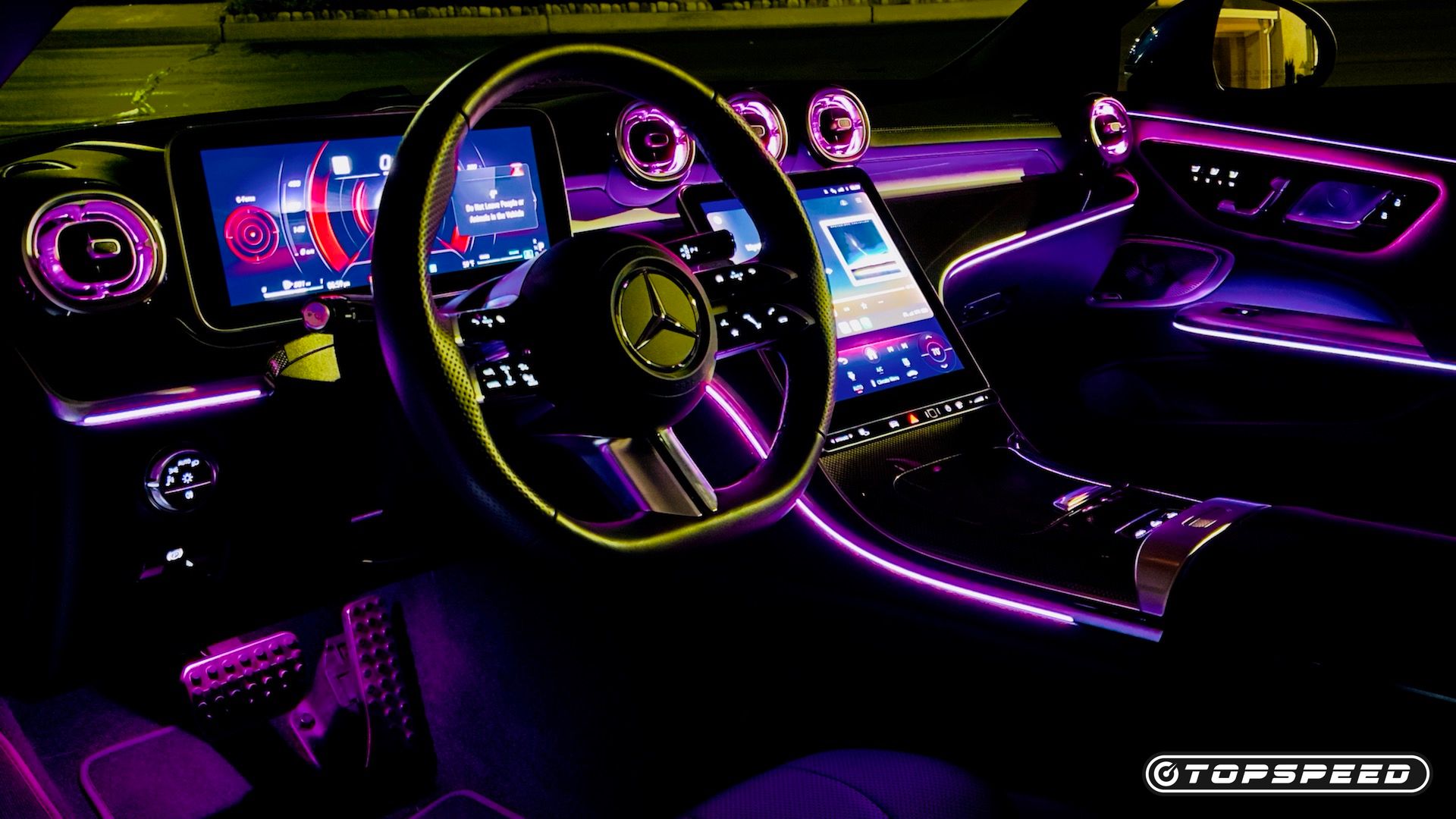 2025 mercedes-Benz CLE450 Cabriolet interior light piping