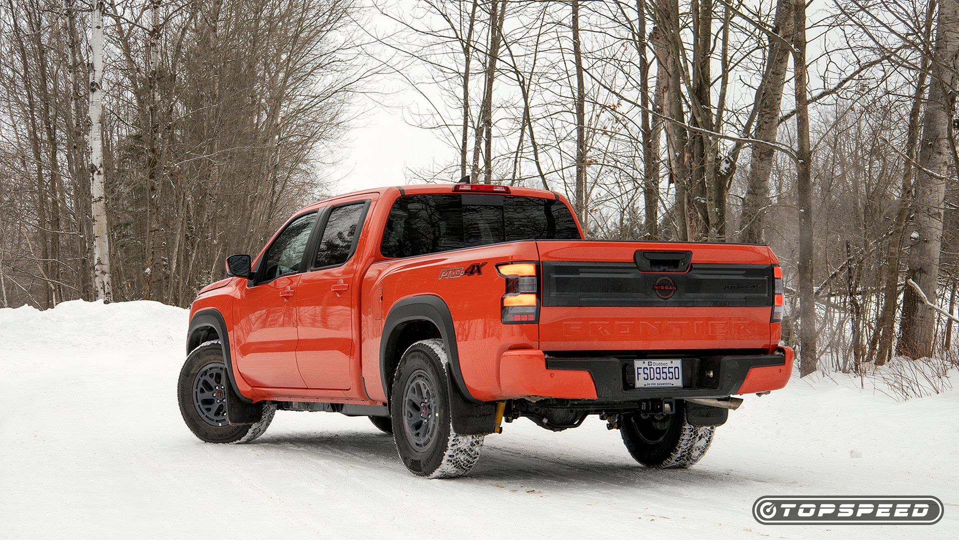 2025 Nissan Frontier Pro-4X Rear Three Quarter TopSpeed