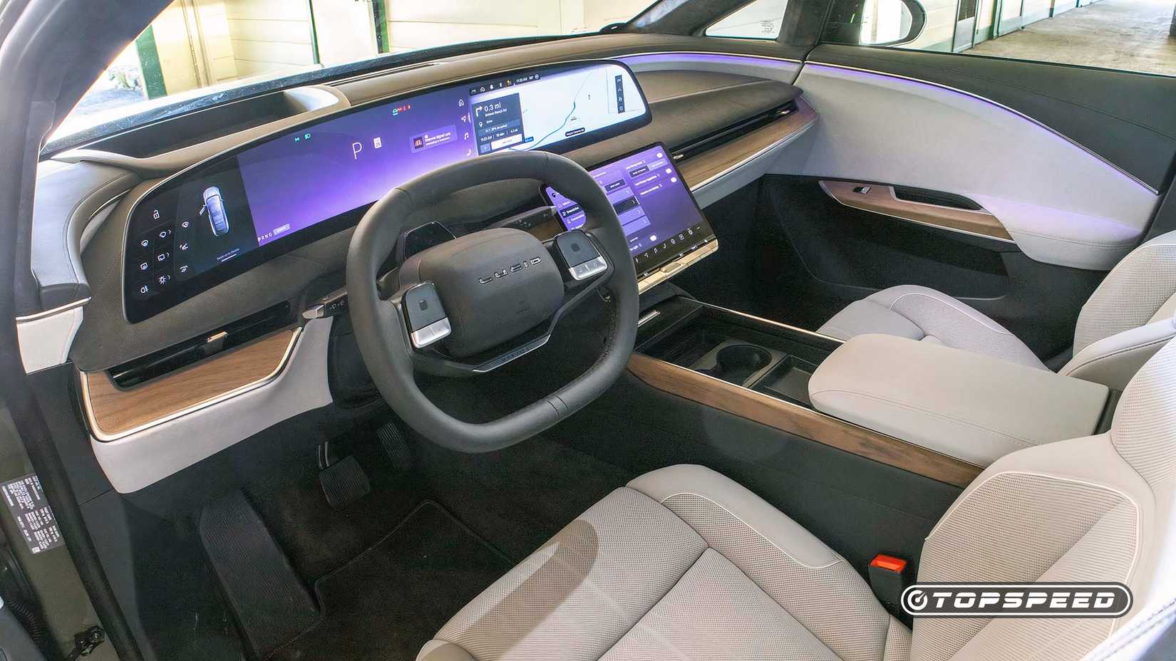 2025 Lucid gravity interior top speed