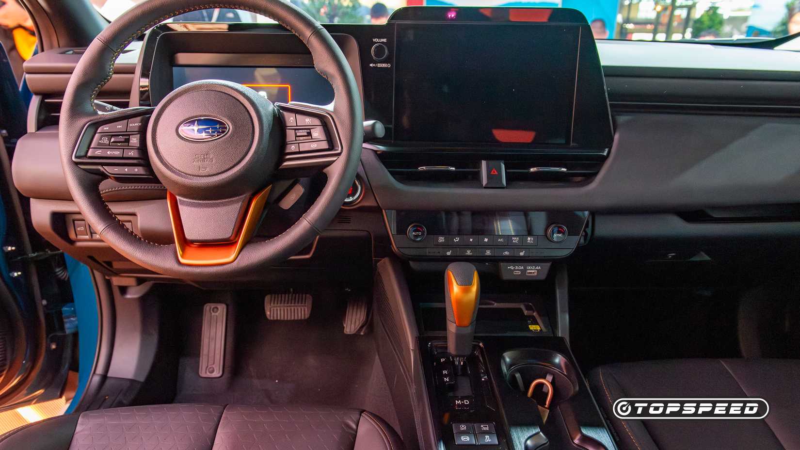 2026 Subaru Outback Wilderness interior front NYC debut