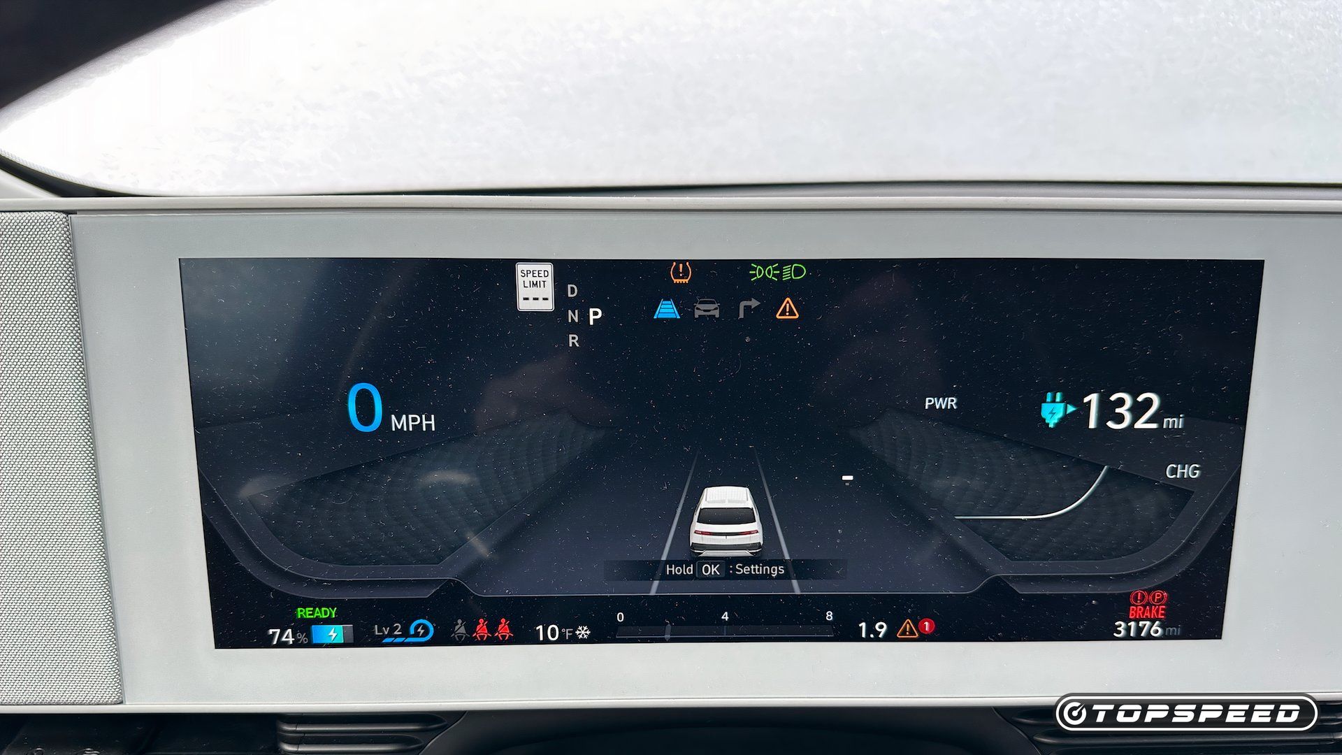Ioniq 5 range screen