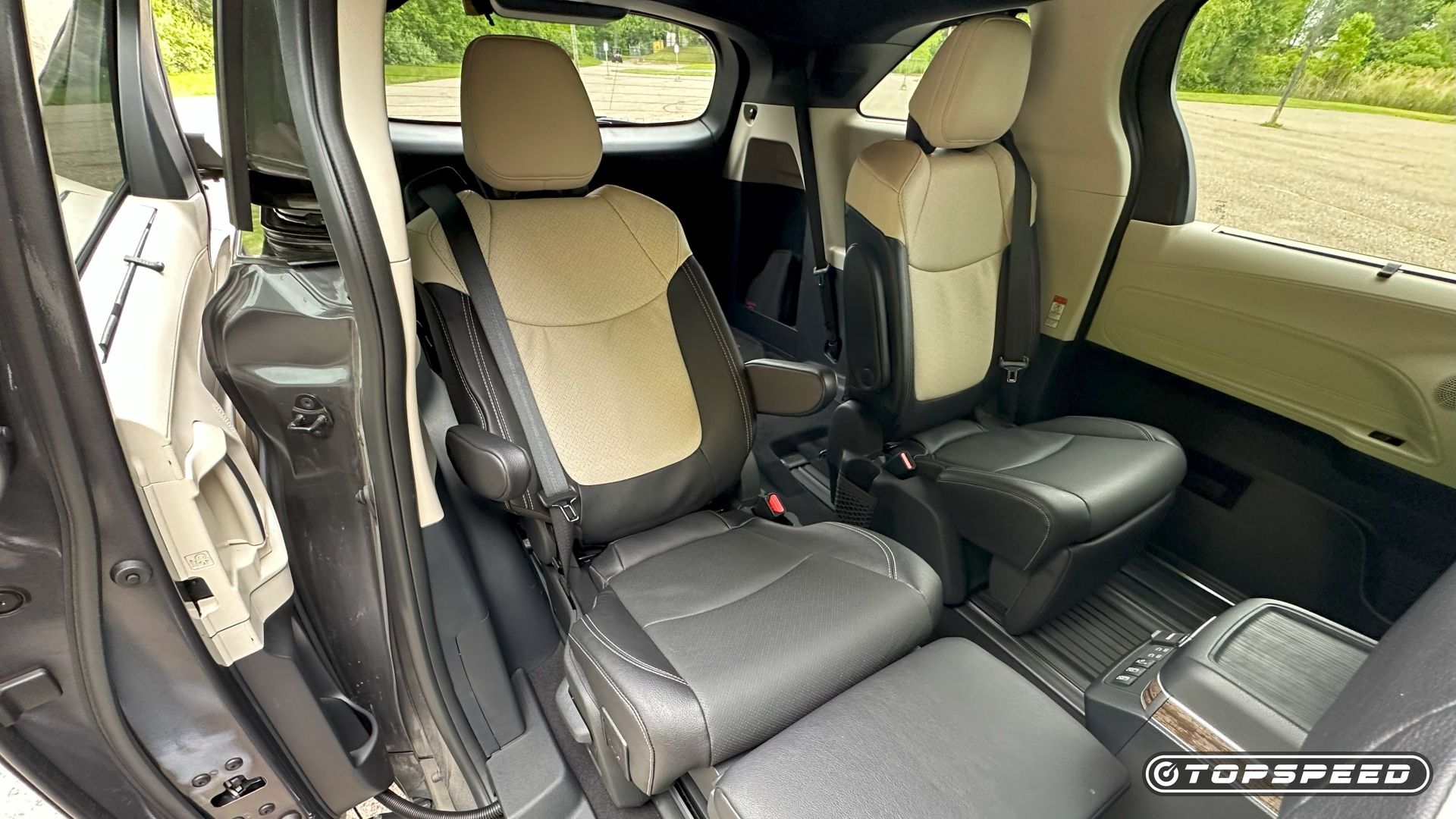 2025 Toyota Sienna Platinum All-Wheel Drive Backseat 02