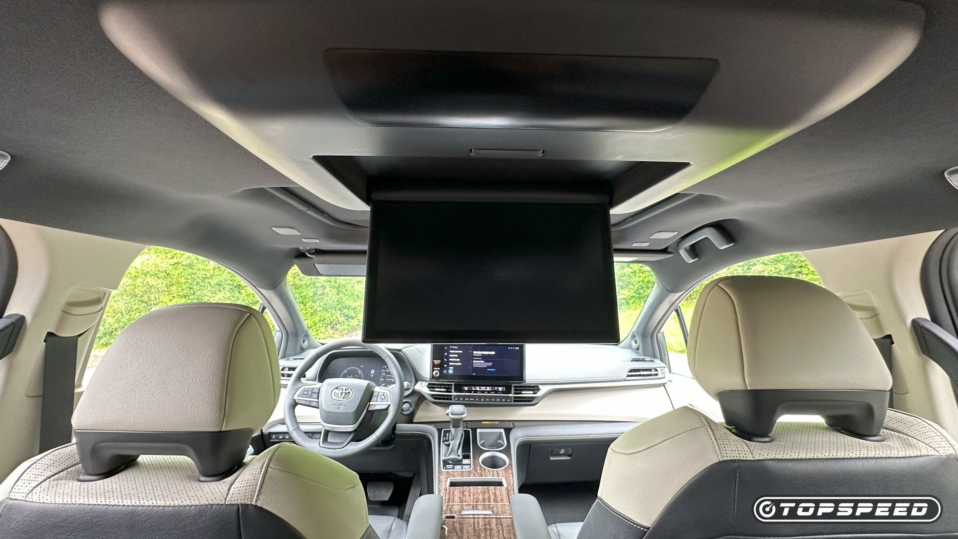 2025 Toyota Sienna Platinum All-Wheel Drive Rear Seat Screen