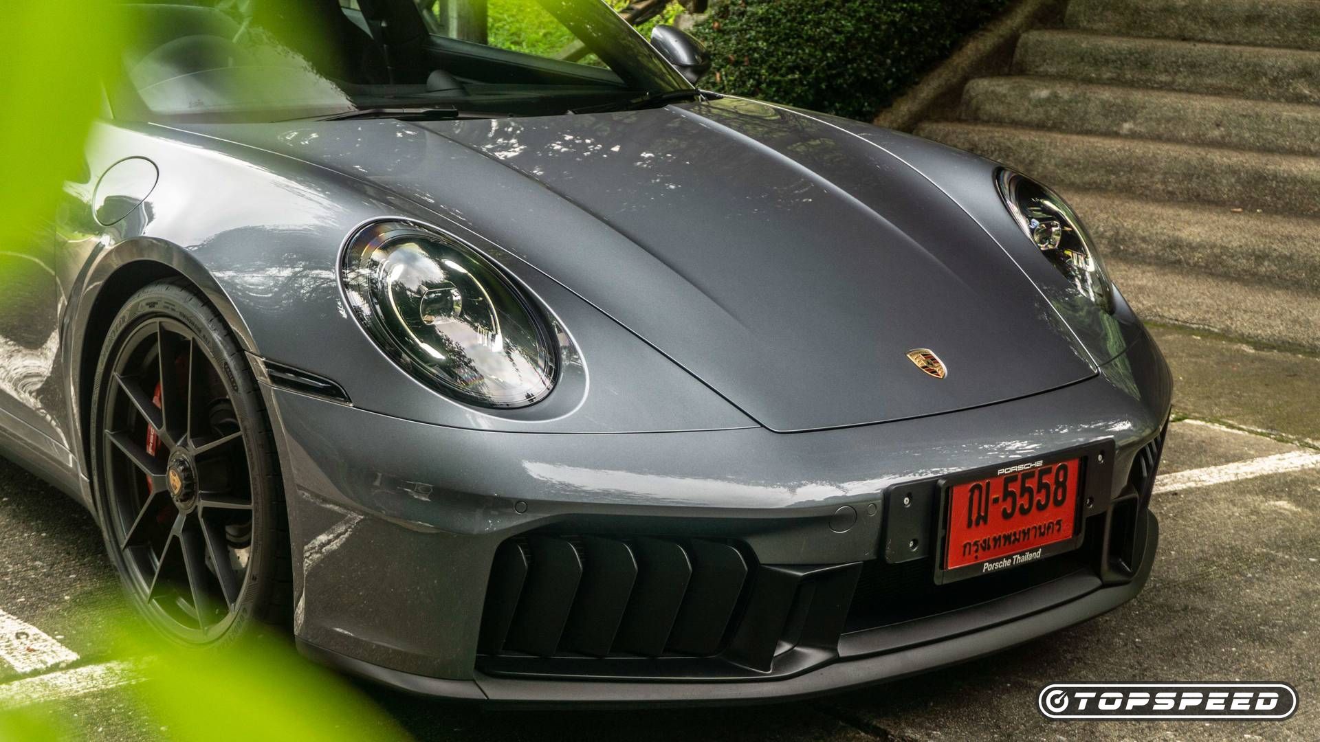Front end of the 2025 Porsche 911 Carrera GTS