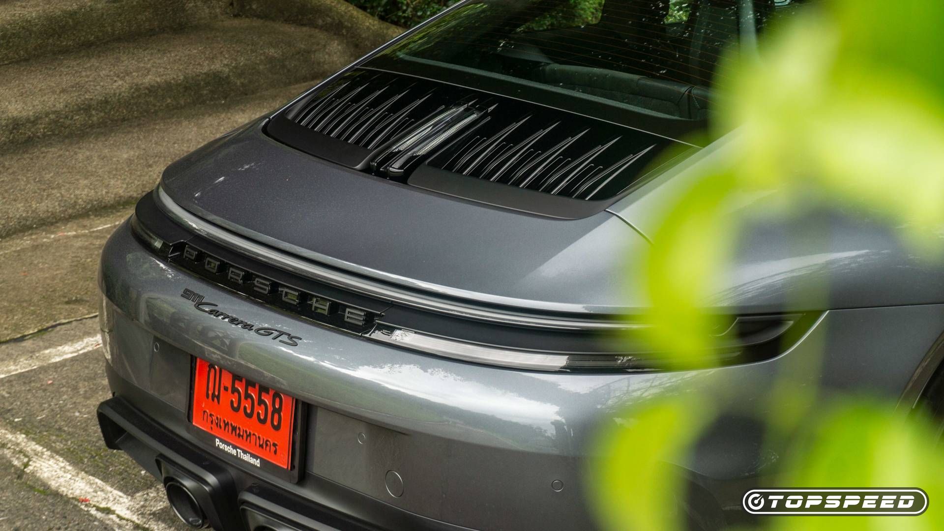 Rear end of the 2025 Porsche 911 Carrera GTS