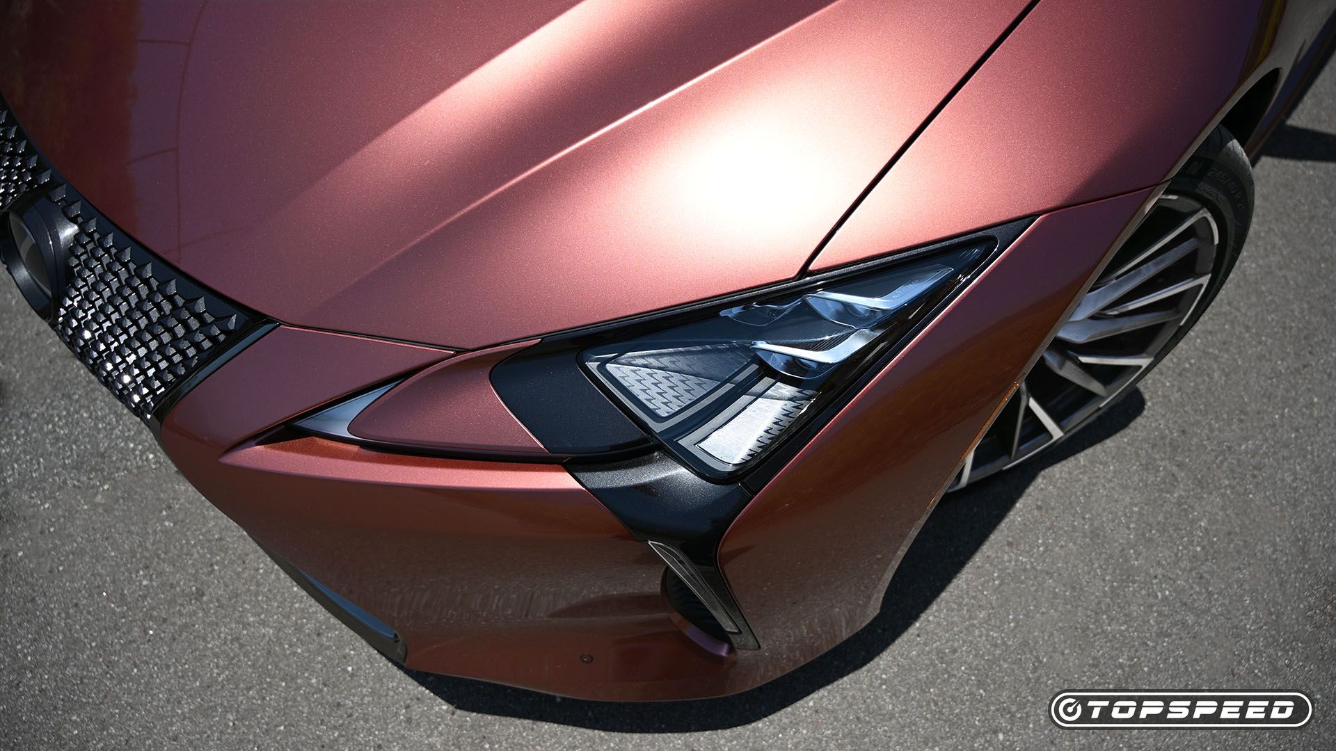 2025 Copper Lexus LC500 for detail